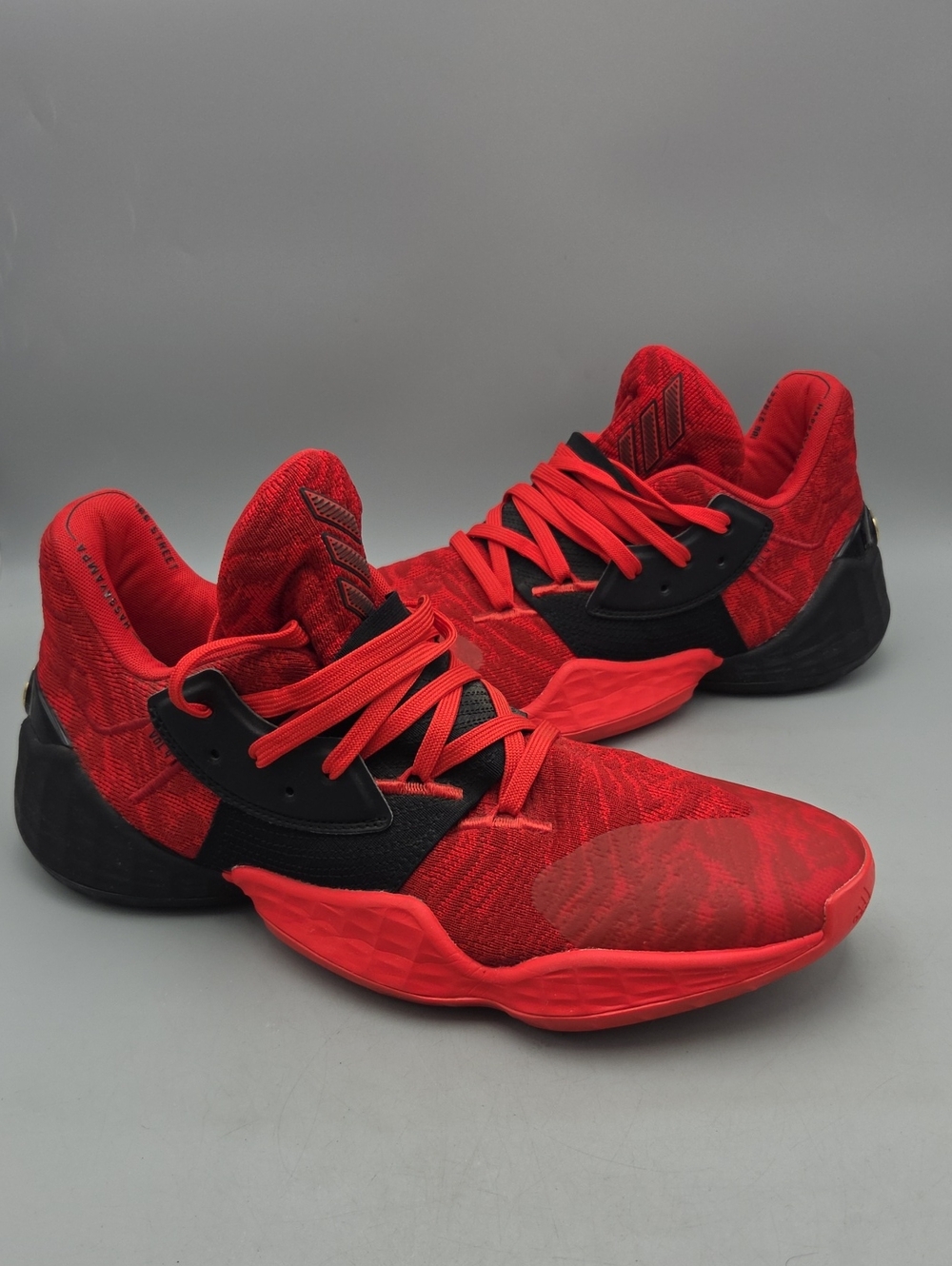 Adidas Men Sneakers Harden Vol.4 Basketball Red Core Shoes Men 12